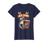 ZZ Top Racing Fuel Camiseta, Mujer, Azul Marino, 3XL