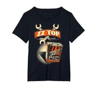 ZZ Top Racing Fuel Camiseta, Mujer Tallas Grandes, Negro, 3XL Grande