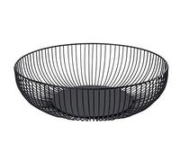 ZZABCDEGH Cesta de frutas de alambre, Frutero y verdulero de metal for sala estar o cocina, centro mesa, 28 x 15 8 cm