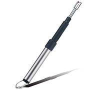 ZZBB Encendedor Eléctrico USB Ajustable De 70 Cm, Larga Cocina Retráctil, Barbacoa, Vela, Pistola De Encendido, a Prueba De Viento, Sin Llama, Recargable, Encendedor De Arco De Plasma,Silver
