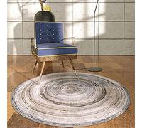 ZZBBZZ-YJ Gran área Redonda Alfombra 80 cm 100 cm 120 cm 140 cm 160 cm 180 cm 200 cm Lavable Circular Circular Alfombra, para Sala de Estar Dormitorio Cocina Sala de Juegos (Size : Diámetro 100cm)