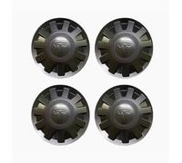 zzbFee 4 Piezas Tapacubos Centrales para Tesla Model 3 Highland 2024, ABS Rueda Tapacubos Pegatina Impermeable Accesorios Styling,A