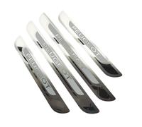 ZZBHFAS Cubre Umbrales De Acero Inoxidable Anti-Desgaste para Peugeot 807 2002-2014, Kit De 4 Piezas para Máxima Protección contra Arañazos Y Golpes -Fácil De Instalar