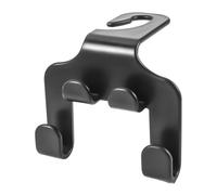 ZZBHFAS Ganchos Reposacabezas Coche para Mercedes Benz E Class 1995-2025 W210-W213 W214, 2 en 1 Gancho de Asiento con Soporte Móvil, Organizador Liso para Bolso Mochila Abrigo, Resistente, 2 Piezas