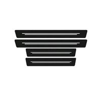 ZZBHFAS Juego De 4 Protectores De Umbral De Puerta para Sko-da Octavia 2004-2023 2024 2025, Pegatinas Antiarañazos con Textura De Fibra De Carbono, Cubre Estribos Adhesivos,Bianco-Normal