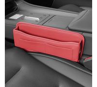 ZZBHFAS Organizador Asiento Coche para Kia Rio 2000-2020 2021 2022 2023 2024 2025 JB BC, Organizador Asiento con Agujero Cable, Soporte Tarjetas y Teléfono, Relleno Hueco, Interior Ordenado,B-Red