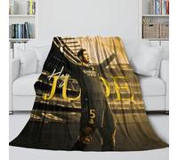 ZZBNECAKE Bellingham Manta Franela - Fútbol Cobija Guay Regalo Cumpleaños para Hermana Hermano Sobrino Sobrina Colega - Sofá Cama Viaje Acampada Decoración 40x50inch(100x130cm)