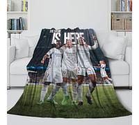 ZZBNECAKE Manta Cálida Esponjosa de Fútbol - Regalo Suave para Cumpleaños de Hijo, Hija, Nieto, Nieta, Amigo - Brinda Calidez Y Felicidad 80x90inch(200x230cm)
