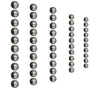 Zzcy 50 Botones Para Blazer Plateados Botones De Metal Antiguos Vintage Para Trajes,Uniforme:15 mm,18 mm,23 mm,25 mm,30 mm (en Caja)