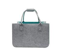 Zzcy Bolsas de Compras de Fieltro Bolsa de Almacenamiento Plegable Cesta de Compras Asa de Bolsa de Fieltro con Bolsillo Interior,Bolsa de Compras Reutilizable para Almacenamiento de Juguetes,30L