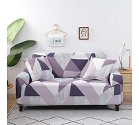 ZZDXL Funda Sofas 2 y 3 Plazas Gradiente Morado Fundas para Sofa con Diseño Universal,Cubre Sofa Ajustables,Fundas Sofa Elasticas,Funda de Sofa Chaise Longue,Protector Cubierta para Sofá