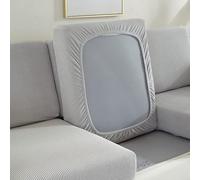 ZZDXW Funda De Sofá Chaise Longue,Funda De Cojín De Sofá,Funda De Sofá Universal,Cubre Sofá Chaiselongue,1 2 3 4 Plazas, Funda De Sofá Gris Azul Elastica Impermeable, Sofa Cover L Shape