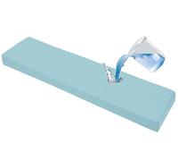 ZZDZW Cojín para Banco Impermeable para Interiores & Exteriores, 5 Cm De Grosor, Cojín para Asiento De Columpio, Antideslizante, para Jardin Patio, Comedor, Columpio(Azul Claro,150x50 cm)