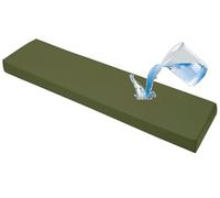 ZZDZW Cojín para Banco Impermeable para Interiores & Exteriores, 5 Cm De Grosor, Cojín para Asiento De Columpio, Antideslizante, para Jardin Patio, Comedor, Columpio(Army Green,150x45 cm)