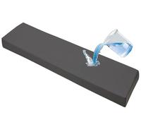 ZZDZW Cojín para Banco Impermeable para Interiores & Exteriores, 5 Cm De Grosor, Cojín para Asiento De Columpio, Antideslizante, para Jardin Patio, Comedor, Columpio(Dark Gray,140x40 cm)