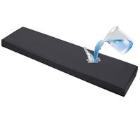 ZZDZW Cojín para Banco Impermeable para Interiores & Exteriores, 5 Cm De Grosor, Cojín para Asiento De Columpio, Antideslizante, para Jardin Patio, Comedor, Columpio(Negro,90x40 cm)