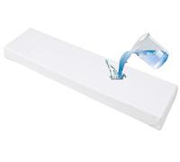 ZZDZW Cojín para Banco Impermeable para Interiores & Exteriores, 5 Cm De Grosor, Cojín para Asiento De Columpio, Antideslizante, para Jardin Patio, Comedor, Columpio(Blanco,160x60 cm)