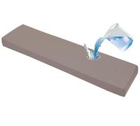 ZZDZW Cojín para Banco Impermeable para Interiores & Exteriores, 5 Cm De Grosor, Cojín para Asiento De Columpio, Antideslizante, para Jardin Patio, Comedor, Columpio(Beige Grey,90x35 cm)