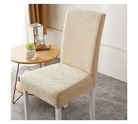 ZZDZW Funda para Silla Comedor,Funda para Sillas Comedor Pack 6/4/2 Gris,Fundas Sillas De Comedor,Respaldo Alto Elásticas Lavables Desmontables Cubiertas para Hotel Chair Covers