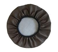 ZZDZW Funda Taburete Redondo Tela Lujosa, Impermeable de Cuero PU para Protector de Silla Fundas para Cojines De Taburete Cubre de Silla Redond Funda Taburete Rodante Regulable Bar