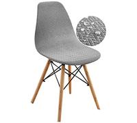 ZZDZW Fundas para Sillas Comedor Elásticas, Impermeable Jacquard Cubierta de Sillas Oficina de Estilo Nórdico,Funda Protectora de Silla para Cocina Salón Hotel Restaurante Banquete