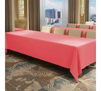ZZDZW Mantel Ajustable para Mesa - Personalizable, Manteles de Mesa Impermeable y Antimanchas, Cuadrado/Rectangular para Hoteles de Alta Gama, Restaurantes & Exteriores(Rosa Claro,110x200 cm)