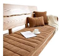 ZZDZW Último Funda Cubre Sofá Chaise Longue Acolchado Antiácaros Sofa Cover Pet Protector,Fundas Sofás 3 Y 2 Plazas Ajustables 1 2 3 4 Plazas Fundas para Sofás (Color : Coffee, Size : Pillow 45x45cm)