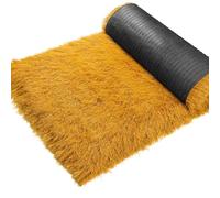 ZzERTE Ignífugo Rollos De Paja Artificial,Rollo De Paja Sintética Impermeable,Simulación De Paja para Decor De Bares Tiki,para Choza,Jardín,Decoración De Paredes Y Techos(1x11m(39.4x433in))