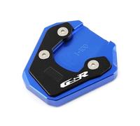 ZZEVLQTQP Almohadilla for Pata de Cabra de Motocicleta Compatible con GSR 750 2011-2016, for estacionamiento al Aire Libre, Terreno Blando, antivuelco, for Camping, Accesorios de Aluminio CNC