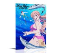 ZZFHLBSC Food Wars! Shokugeki No Soma Classic And Outstanding - Lienzo decorativo para pared, póster decorativo para dormitorio, 20 x 30 cm, estilo marco