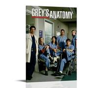ZZFHLBSC Grey's Anatomy - Póster clásico de películas y series de televisión de alta puntuación, decoración de pared, pinturas para dormitorio, pinturas colgantes, pósteres de 40 x 60 cm, estilo marco