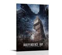 ZZFHLBSC Póster clásico de películas y series de televisión del Día de la Independencia, decoración de pared, pinturas para dormitorio, pinturas colgantes, pósteres de 20 x 30 cm, estilo marco