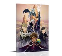 ZZFHLBSC Póster de anime clásico y buena reputación de The Dragon Prince para pared, pintura decorativa para dormitorio, 20 x 30 cm, estilo marco