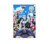 ZZFHLBSC Póster de lienzo de anime clásico y excepcional con texto en inglés "That Time I Got Reincarnated As A Slime" (30 x 45 cm), estilo sin marco