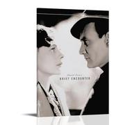 ZZFHLBSC Póster de lienzo de películas y series de televisión clásicas de breve encuentro, decoración de pared, pinturas para dormitorio, pinturas colgantes, pósteres de 50 x 75 cm, estilo marco