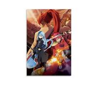 ZZFHLBSC Póster decorativo de animé con texto en inglés "That Time I Got Reincarnated As A Slime" (40 x 60 cm), estilo sin marco