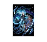 ZZFHLBSC Póster decorativo de animé con texto en inglés "That Time I Got Reincarnated As A Slime" (50 x 75 cm), estilo sin marco