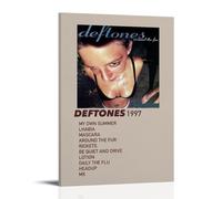 ZZFIAY Póster de lienzo impermeable Around The Fur de Deftones antihuellas y resistente al desgaste, pintura decorativa de larga duración y duradero, adecuado para pasillos de entrada, estilo marco