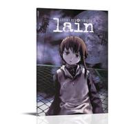 ZZFIAY Serial Experiments Lain - Póster de lienzo impermeable, antihuellas, resistente al desgaste, pintura decorativa de larga duración y duradero, adecuado para pasillo de entrada, estilo marco, 60