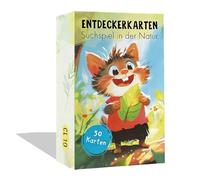 ZZHBOO Un Juego de Tarjetas de Exploración Educativas para Niños,Tarjetas de Búsqueda del Tesoro para Aventuras en Interiores y al Aire Libre,Diversión sin Pantallas,Juego de Aprendizaje y Creatividad