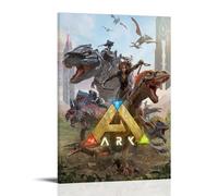 ZZHCMP Ark:Survival EvolvedMural Póster de lienzo para decoración de sala de estar, dormitorio y oficina, antiincrustante, impermeable, a prueba de humedad, marco de regalo juvenil, estilo 30 x 45 cm