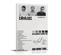 ZZHCMP Blink-182 One More Time...Póster mural de lienzo para decoración de sala de estar, dormitorio y oficina, antiincrustante, impermeable, a prueba de humedad, marco de regalo para jóvenes, estilo
