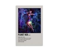 ZZHCMP Doja Cat Planet HerMural Lienzo Póster Decoración de Sala de Estar Dormitorio y Oficina Antiincrustante Impermeable a Prueba de Humedad Regalo Juvenil Sin Marco, 20 x 30 cm