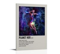 ZZHCMP Doja Cat Planet HerMural - Póster de lienzo para decoración de sala de estar, dormitorio y oficina, antiincrustante, impermeable, a prueba de humedad, marco de regalo para jóvenes, estilo 40 x