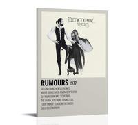 ZZHCMP Fleetwood Mac RumoursMural - Póster de lienzo para decoración de sala de estar, dormitorio y oficina, antiincrustante, impermeable, a prueba de humedad, marco de regalo para jóvenes, estilo 50