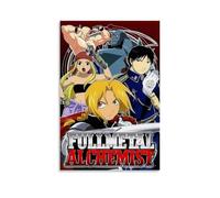 ZZHCMP Fullmetal AlchemistMural Lienzo Póster Decoración de Sala de Estar Dormitorio y Oficina Antiincrustante Impermeable a Prueba de Humedad Regalo Juvenil Sin Marco 30 x 45 cm