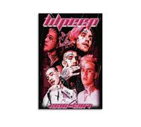 ZZHCMP Lil Peep Live ForeverMural Póster de lienzo para decoración de sala de estar, dormitorio y oficina, antiincrustante, impermeable, a prueba de humedad, regalo juvenil, estilo sin marco, 50 x 75