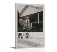 ZZHCMP One Thing at A Time by Morgan WallenMural - Póster de lienzo para decoración de sala de estar, dormitorio y oficina, antiincrustante, impermeable, a prueba de humedad, marco de regalo para