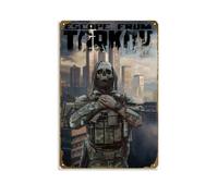 ZZHCMP Póster de lienzo mural Escape from Tarkov, decoración de sala de estar, dormitorio y oficina, antiincrustante, impermeable, a prueba de humedad, regalo juvenil, estilo sin marco, 50 x 75 cm