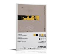 ZZHCMP Póster mural de lienzo con texto en inglés "Don't Forget About Me, Demos Dominic Fike", decoración de sala de estar, dormitorio y oficina, antiincrustante, impermeable, a prueba de humedad